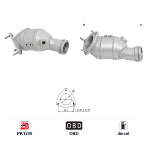Катализатор за Fiat DUCATO дизел ЕВРО 5 — AS28693d