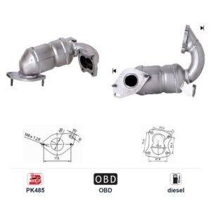 Катализатор за Renault KANGOO/MEGANE / SCENIC/CLIO дизел ЕВРО 3 — AS30943d