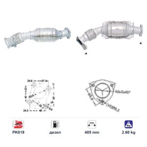 Катализатор AS42203D за Audi A4, Volkswagen PASSAT IV дизел ЕВРО 1/2 Катализатор AS42203D за Audi A4, Volkswagen PASSAT IV дизел ЕВРО 1/2