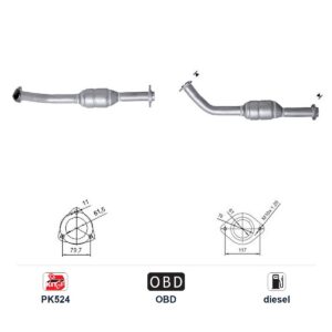 Катализатор за Toyota LAND CRUISER дизел ЕВРО 4 — AS95131d Катализатор за Toyota LAND CRUISER дизел ЕВРО 4 — AS95131d