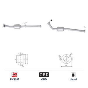 Катализатор за Toyota HILUX дизел ЕВРО 5 — AS95165d Катализатор за Toyota HILUX дизел ЕВРО 5 — AS95165d