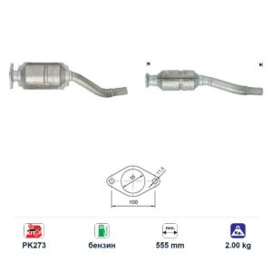 Катализатор за Fiat SEICENTO бензин ЕВРО 1 — AS55078