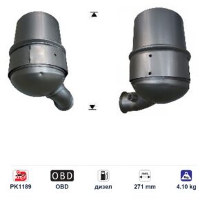DPF (ДПФ) филтър за Citroen BERLINGO/C4 AIRCROSS/C4 CACTUS ЕВРО 5, дизел, дължина 271 мм — ASfd1040 DPF (ДПФ) филтър за Citroen BERLINGO/C4 AIRCROSS/C4 CACTUS ЕВРО 5, дизел, дължина 271 мм — ASfd1040