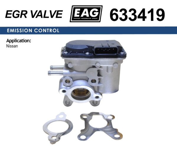 EGR клапан за Nissan Navara D40 / NP300, Pathfinder III, Cabstar 2.5 dCi (YD25) — EAG 633419