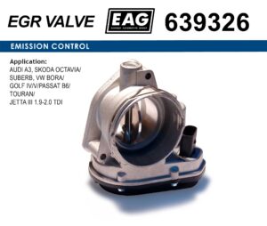 Дроселова клапа за Audi A3 8P, Seat Altea/Ibiza/Leon/Toledo, Skoda Octavia II/Superb/Fabia и др. — EAG 639326