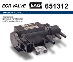 Вакуум клапан на турбината за Toyota Auris/Avensis/Corolla/RAV4 III 2.0-2.2 D-4D, Lexus IS II 220d — EAG 651312