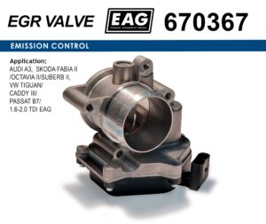 Дроселова клапа за Audi A3/A4/A6/Q5/TT, Skoda Fabia II/Octavia II/Superb II/Yeti, Seat и др. — EAG 670367