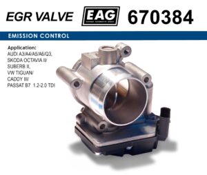 Дроселова клапа за Audi A3 8P/A4/A5/A6/Q3, Seat, Skoda Octavia II/Superb II и др. — EAG 670384