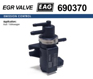 Вакуум клапан на изпускателната система за VW Golf III, Passat, Sharan, T4; Audi, Seat и др. — EAG 690370 Вакуум клапан на изпускателната система за VW Golf III, Passat, Sharan, T4; Audi, Seat и др. — EAG 690370